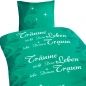 Preview: TRÄUME NICHT DEIN LEBEN... Bettwäsche Mikrofaser 135x200 cm
