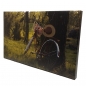 Preview: Bild Kunstdruck FAHRRAD Smaland Schweden 50x30 cm bespannt Holzrahmen