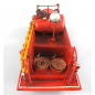Preview: FEUERWEHR USA Feuerwehrauto Oldie rot Blechauto Blech Modellauto