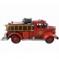 Preview: FEUERWEHR USA Feuerwehrauto 50er Jahre rot Blechauto Blech Modellauto