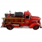 Preview: FEUERWEHRWAGEN US Feuerwehrauto 50er Jahre rot Blechauto Blech Modellauto