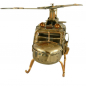 Preview: HUBSCHRAUBER Helikopter Industrial Style Blechmodell Blech Modellflugzeug