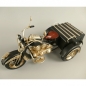 Preview: MOTORRAD TRIKE schwarz rot 50er 60er Jahre Blechmodell
