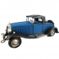 Preview: US OLDTIMER blau mit schwarzem Verdeck Nostalgie Blechauto Blech Modellauto