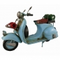 Preview: SCOOTER Freizeit Motorroller Blechroller Blech Modell himmelblau