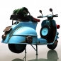 Preview: SCOOTER Freizeit Motorroller Blechroller Blech Modell himmelblau