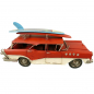 Preview: US Straßenkreuzer STATION CAR mit Surfbrett Blechauto Blech Modellauto