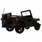 Preview: US ARMY JEEP Geländewagen olivgrün Blechauto Blech Modellauto