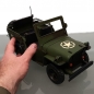 Preview: US ARMY JEEP Geländewagen olivgrün Blechauto Blech Modellauto