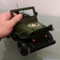 Preview: US ARMY JEEP Geländewagen olivgrün Blechauto Blech Modellauto