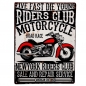 Preview: Blechschild MOTORCYCLE NEW YORK USA Nostalgie Metallschild 40x30 cm