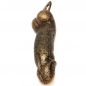 Preview: Außergewöhnlicher Flaschenöffner PHALLUS PENIS 18 cm Gusseisen Bronze Look
