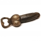 Preview: Außergewöhnlicher Flaschenöffner PHALLUS PENIS 18 cm Gusseisen Bronze Look
