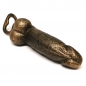 Preview: Außergewöhnlicher Flaschenöffner PHALLUS PENIS 18 cm Gusseisen Bronze Look