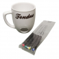 Preview: Mini Fondue Set Tasse mit Gabeln Schokoladenfondue