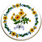 Preview: SONNENBLUMEN Design Herdabdeckplatten Herd Abdeckplatten 4 Teile Set