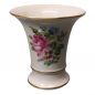 Preview: HEREND HUNGARY Porzellan Vase Trompetenvase Trichtervase 70er Jahre Blumenmuster