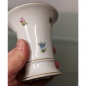 Preview: HEREND HUNGARY Porzellan Vase Trompetenvase Trichtervase 70er Jahre Blumenmuster