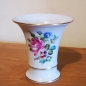 Preview: HEREND HUNGARY Porzellan Vase Trompetenvase Trichtervase 70er Jahre Blumenmuster