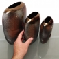 Preview: JOPEKO Keramik VASEN 3 Teile Design handarbeit H=24/19/16 cm