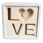 Preview: LED DEKO LICHTBOX mit 3D Papercut Motiv LOVE Liebe