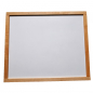Preview: MAGNETTAFEL Whiteboard Wandtafel Memoboard Pinnwand Holzrahmen beidseitig beschreibbar 50x60 cm