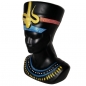 Preview: Schwarze Keramik schwere NOFRETETE BÜSTE ÄGYPTEN 24 cm coloriert