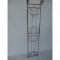 Preview: ROSENBOGEN Romantik braun Rankgestell Rankhilfe Metall 235 x 130 cm