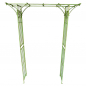 Preview: ROSENBOGEN Romantik grün Rankgestell Rankhilfe Tor Metall 230 x 175 cm