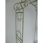 Preview: ROSENBOGEN Romantik grün Rankgestell Rankhilfe Metall 235 x 130 cm