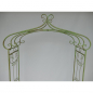 Preview: ROSENBOGEN Romantik grün Rankgestell Rankhilfe Metall 235 x 130 cm