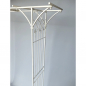 Preview: ROSENBOGEN Romantik weiß Rankgestell Rankhilfe Tor Metall 230 x 175 cm