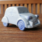 Preview: Auto ENTE Keramik Spardose Sparbüchse hellblau