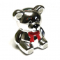 Preview: SPARDOSE Keramik Niedlicher TEDDYBÄR BÄR in Silber Farbe