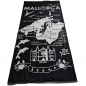 Preview: MALLORCA Balearen Insel schwarz XL Strandtuch Badetuch 90x175 cm