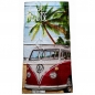 Preview: VOLKSWAGEN® VW Bus T1 blau Lizenz Strandtuch Badetuch 75x150 cm