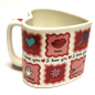 Preview: Kaffeetasse Tasse HERZ Form I LOVE YOU Keramik