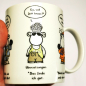Preview: Kaffeetasse Tasse Schäfchen KLEINER SPRACHKURS Keramik