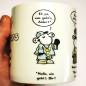 Preview: Kaffeetasse Tasse Schäfchen KLEINER SPRACHKURS Keramik