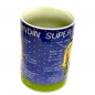 Preview: Kaffeetasse Tasse SUPER FREUNDIN lila Keramik