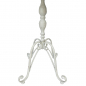 Preview: Gartentisch AMELIE Antik Look WEISS Eisen Tisch Beistelltisch Rund