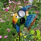 Preview: VERRÜCKTER FISCH Gartenfigur WINDLICHT Gartenstecker 124 cm