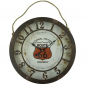 Preview: US ROUTE 66 Retro Werkstatt Wanduhr Eisen Vintage Style 50 cm