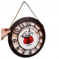 Preview: US ROUTE 66 Retro Werkstatt Wanduhr Eisen Vintage Style 50 cm
