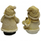 Preview: WEIHNACHTSMANN & SCHNEEMANN DUO Kunststein Weihnachten Deko