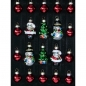 Preview: Weihnachtsbaum komplett Dekoset 30 Glasanhänger & Baum 47 cm