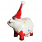 Preview: Spardose "WEIHNACHTSGELD" lustige Kuh mit Weihnachtsmütze