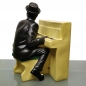 Preview: Jazz Musiker PIANOSPIELER Figur Klavierspieler 40 cm XXL Dekofigur handbemalt