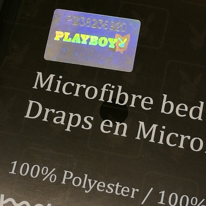 Preview: PLAYBOY® BUNNY Schlangenmuster Bettwäsche Mikrofaser 135x200 cm