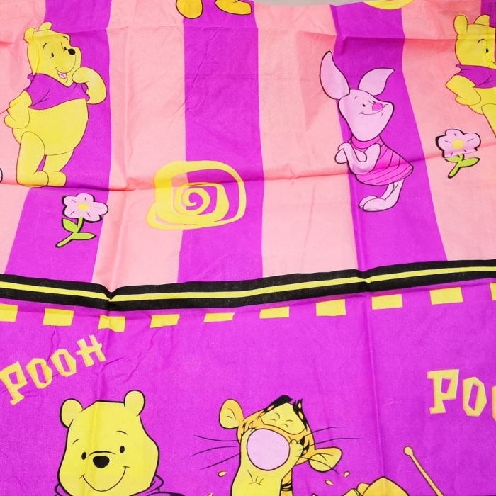 Preview: POOH DER BÄR® Lustige Kinderbettwäsche Baumwolle Bettwäsche 135x200 cm